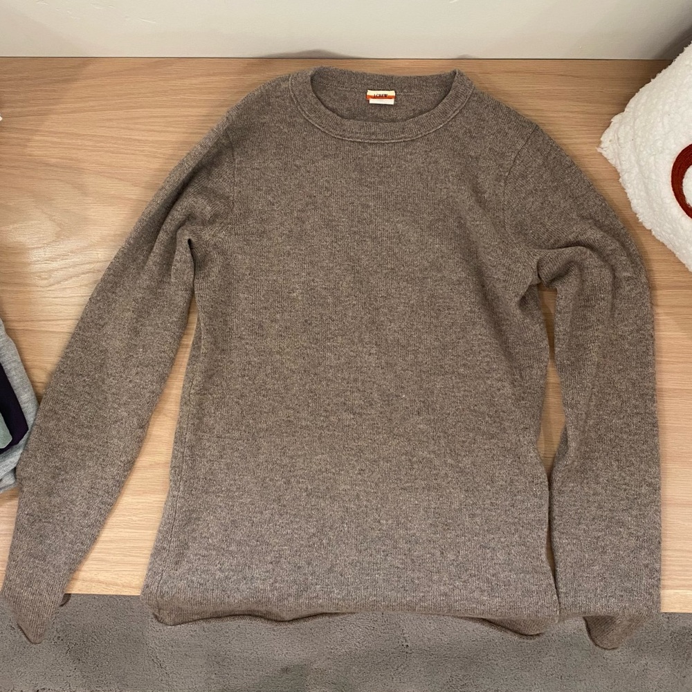 J. Crew women’s Tan/brown cashmere Sweater